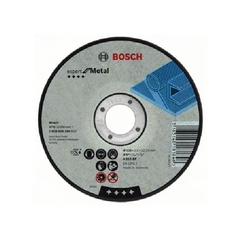 Диск отрезной по металлу BOSCH, 125x2,5мм, 394