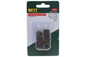 Бандаж наждачный и штифт (7 шт.) FIT IT для гравера