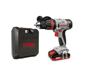 Дрель-шуруповерт аккум CROWN CT21076HMX-2 BMC/20В/60 Нм/2,0 Ач x 2Li/БЗП 1,5-13 мм