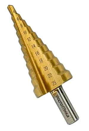 Сверло ступенчатое VERTEX по металлу 4-25 мм