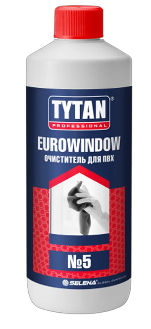 ОчистительTYTAN Professional EUROWINDOW для ПВХ №5 950мл 