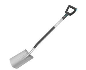 Лопата штыковая Cellfast ERGO HRC 48-55  метал. черенок, ручка с закругл. лезвием 190х110х1230 мм