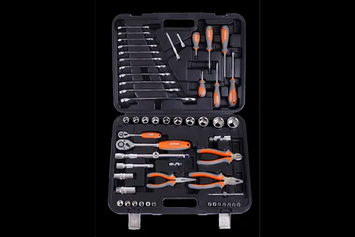 Набор инструментов Кратон TS-24 multi 55, 1/4"+1/2"