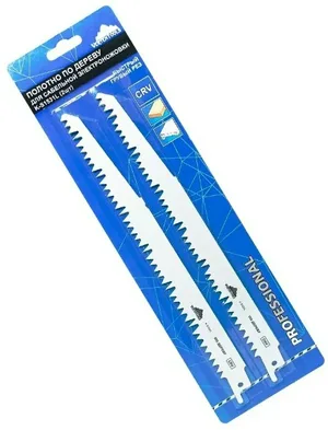 Пилки для сабельной пилы Vertex, K-S644D crv (дерево,ДСП,  пластик ) 2шт