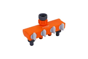 Распределитель пластиковый 4-х канальный Кратон, G 3/4" G 1"