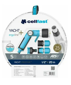 Шланг Cellfast YACHT PRESTIGE поливочный, пятислойный, 1/2" 20 м  (+набор для полива)