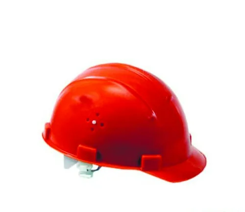 Каска защитная для строительно-монтажных работ, оранжевая