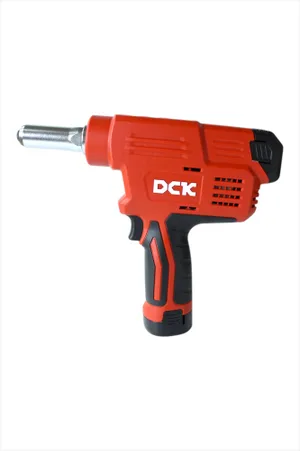 Заклепочник ручной аккум. DCK KDPM50, 10.8В, 2*2А/ч, 10000Н, 2,4-5мм.