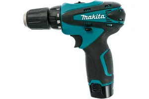 Дрель-шуруповерт аккум MAKITA DF 330 DWE, 10,8В, 2х1,3Ач, Li-ion, БЗП-10мм