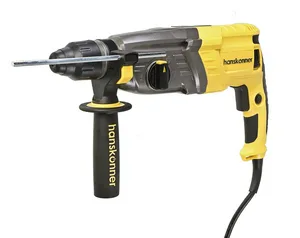 Перфоратор Hanskonner HRH0928MLRE PLATINUM, 850Вт, 28мм, 3.2Дж,0-1160об/мин,МЕТАЛЛ РЕДУКТОР,4м