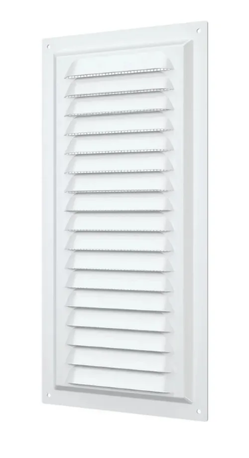 Решетка вытяжная стальная с покрытием полим эмалью с сеткой 150х300 ЭРА