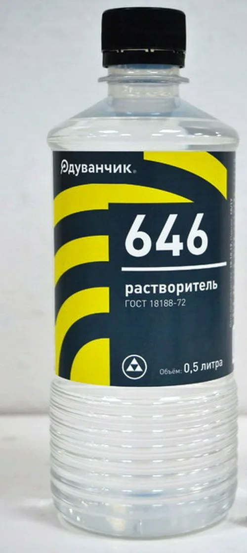 Растворитель 646 Восход ГОСТ 0,5л пэт/бут