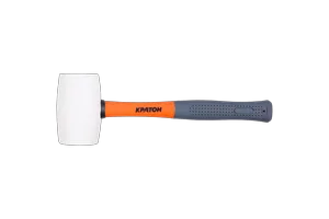 Киянка фиберглассовая обрезиненная рукоятка Кратон 0,68 кг белая