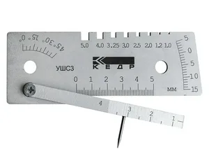 Шаблон сварщика КЕДР УШС-3 с калибровкой