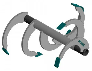 Фреза STIMUL спиральная, 450/420/30 мм (комп. 2 шт.)