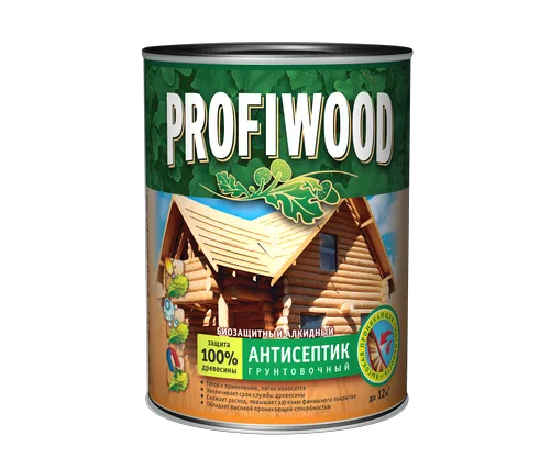 Антисептик PROFIWOOD грунтовочный  биозащ алкидный бесцв 0,7кг