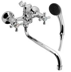 Смеситель ESKO Vienna для ванны,излив 350мм, с аксессуарами