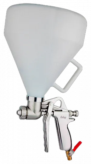 Пистолет текстурный FUBAG DECOR G5000, 149л/м, 3.5бар, верхний бачок, 4.5л, сопла 4,6,8мм