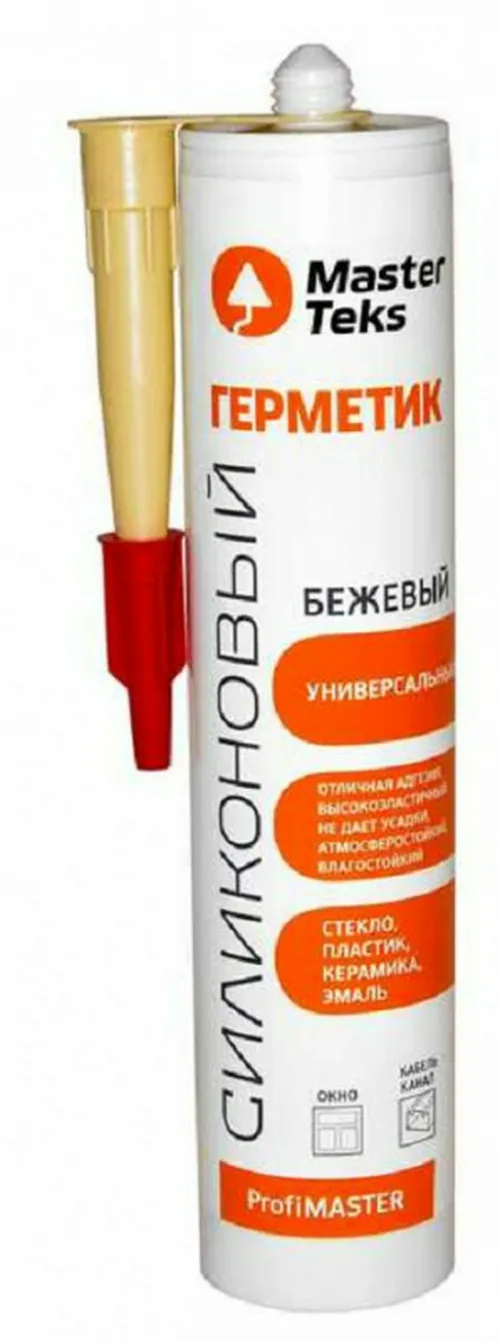 Герметик сил Master Teks Profi Master универсальный бежевый 290мл.