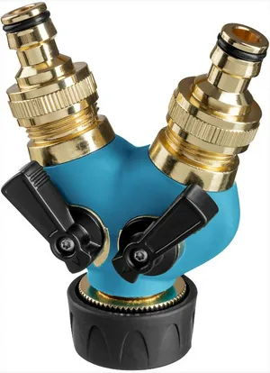 Распределитель GRINDA BS-1  PROLine  2-х канальный с внутренней резьбой, латунь, 3/4"-1"