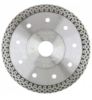 Диск алмазный отрезной 125 х 22.2, Gross тонкий, сплошной (Jaguar), мокрsq рез.