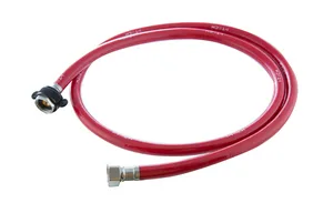 Подводка для воды I-TECH Г-Г 1/2" 100 см, сталь+ПВХ, Standart, красная