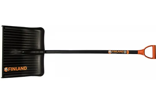 Лопата снеговая ЦИ Finland 1023, пласт., дер. черенок, 490х410мм.
