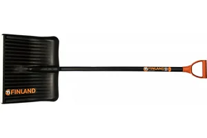 Лопата снеговая ЦИ Finland 1023, пласт., дер. черенок, 490х410мм.