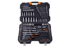 Набор инструментов Кратон TS-23 socket 150, 1/4"+3/8"+1/2"