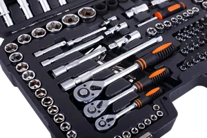 Набор инструментов Кратон TS-23 socket 150, 1/4"+3/8"+1/2"