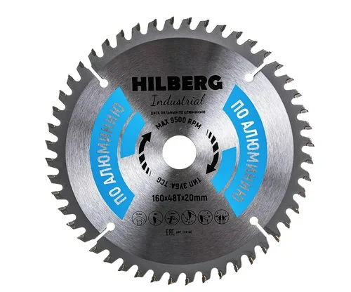 Диск пильный по алюминию Hilberg Industrial 160*20*48Т