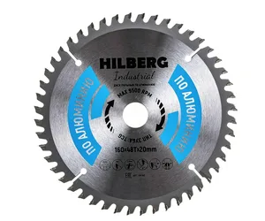 Диск пильный по алюминию Hilberg Industrial 160*20*48Т