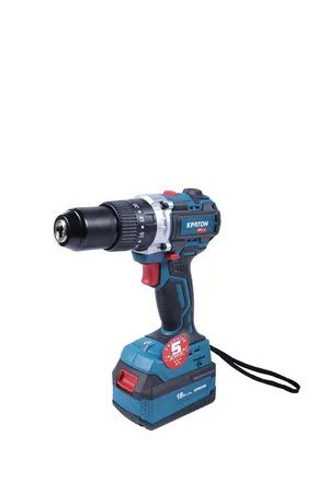 Дрель-шуруповерт ударная аккумуляторная бесщеточная КРАТОН  BICD18-90N-OFA SET  (АКБ 4,0А·ч; ЗУ + кейс)