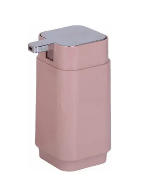 Дозатор для жидкого мыла Аквалиния, пластик, Квадро пудровый PS0221CA-LD