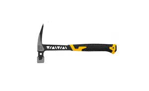 Молоток Denzel, кровельщика, 600 г, цельнокованый, боек с магнитом, двухкомп. обрезин. рук-ка