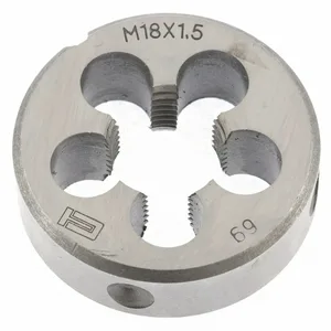 Плашка СИБРТЕХ, 18 х 1,5мм, метрическая, инструментальная сталь