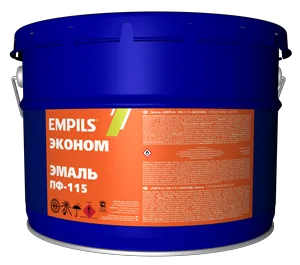 Эмаль ПФ-115 Empils Эконом, серая, 10кг