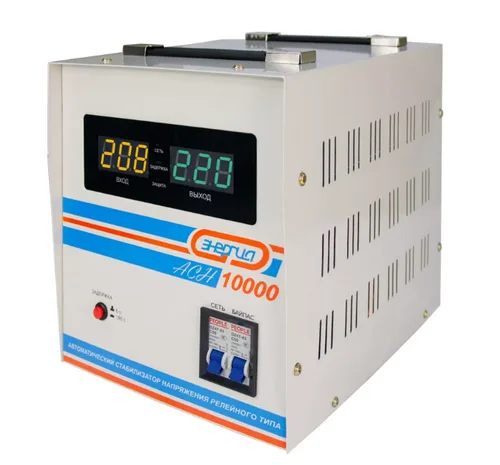 Стабилизатор напряжения ЭНЕРГИЯ с цифровым дисплеем АСН-10000 