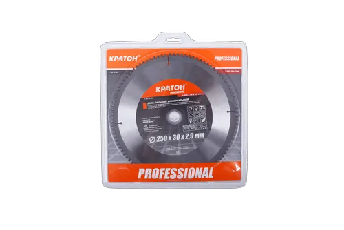 Диск пильный универсальный Кратон PROFESSIONAL Ø250х32/30х2,8 мм, 100Т