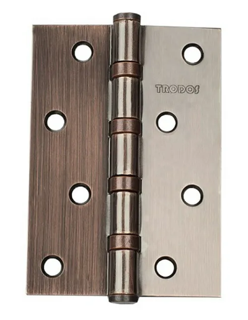 Петля TRODOS, универ, 100х70х2,5мм, б/к, медь, 2 шт.