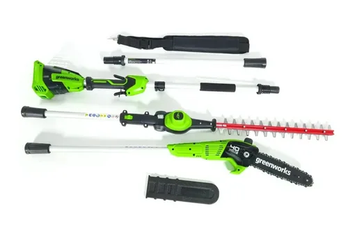Кусторез-высоторез аккумуляторный Greenworks G40PSH, 40V, нож-51см, рез-30мм, без ЗУ и АКБ