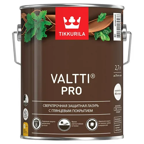 Антисептик TIKKURILA VALTTI PRO EC, 2,7л