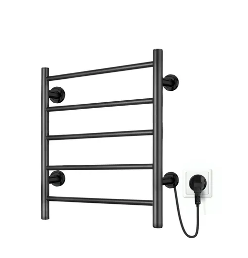 Полотенцесушитель электрический I-TECH, JAZZ, 65 Вт, 53х40, черный матовый, прав., П5