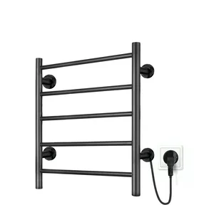 Полотенцесушитель электрический I-TECH, JAZZ, 65 Вт, 53х40, черный матовый, прав., П5
