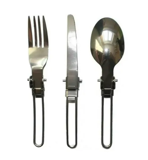 Набор TOURIST 3 столовых предмета (нож, ложка, вилка)
