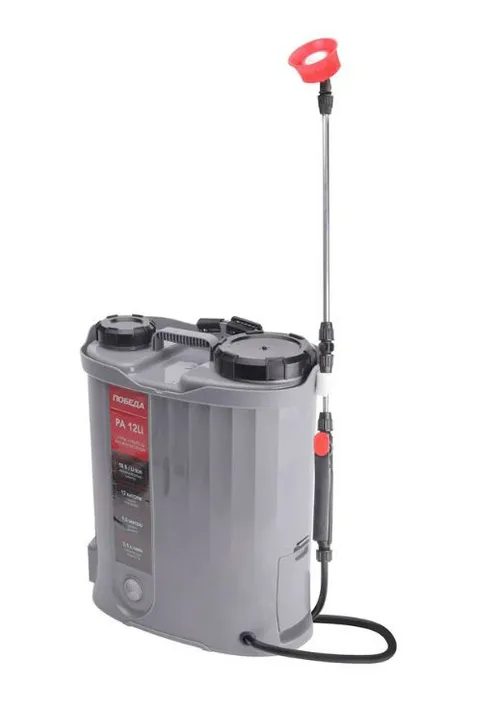 Опрыскиватель Победа РА 12Li, ранцевый, аккумуляторный, без АКБ, 12 л