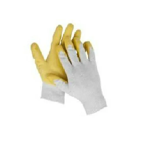 Перчатки рабочие х/б облитая ладонь латексом