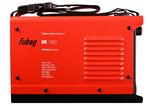 Инвертор сварочный FUBAG IR 160, 220В, 160А, 4мм