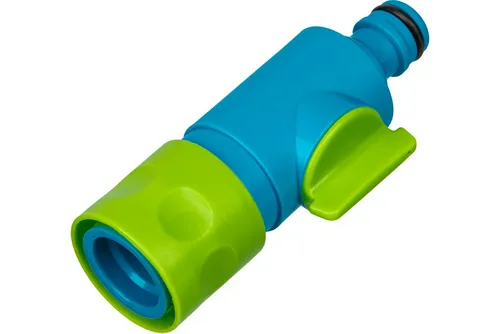 Соединитель PALISAD LUXE, быстросъёмный, пластик, штуцерный с переключателем