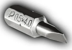 Бит BOSCH ECO, LS 0,5x4,0, 25мм